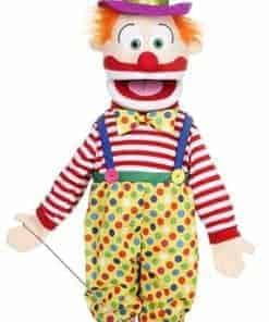 Marioneta de Cuerpo Completo de Payaso con Sombrero, Estilo