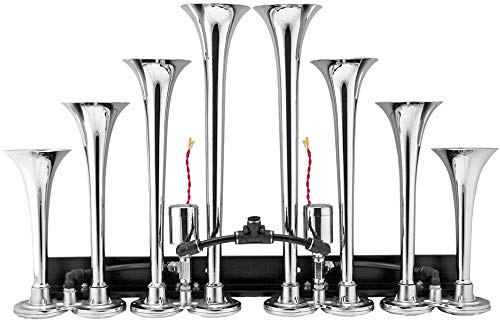 Vixen Horns Claxon de Tren para Camión/Coche. 8 Trompetas - Imagen 8