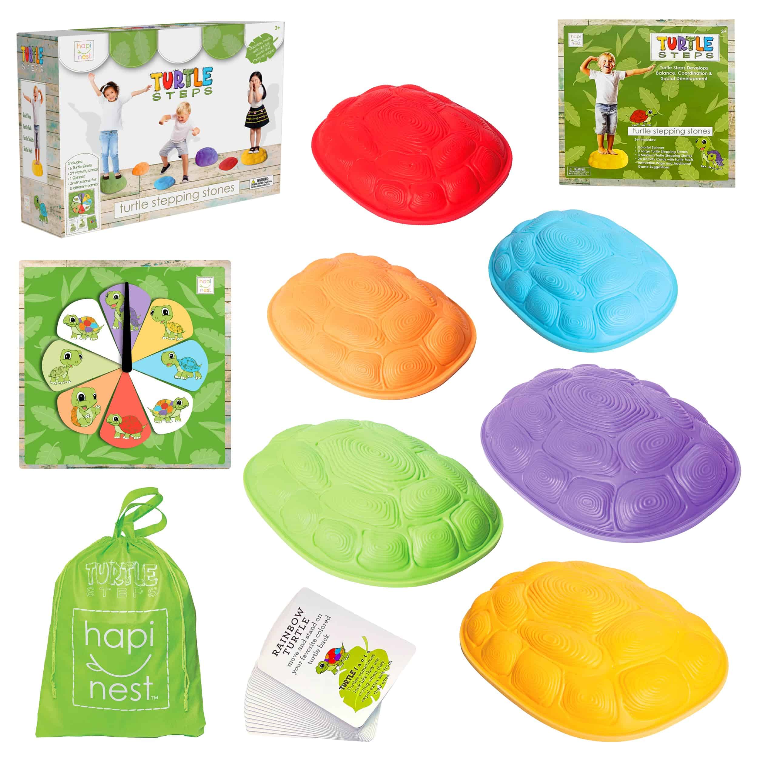 Piedras de Equilibrio Tortuga Hapinest para Niños, Juego de