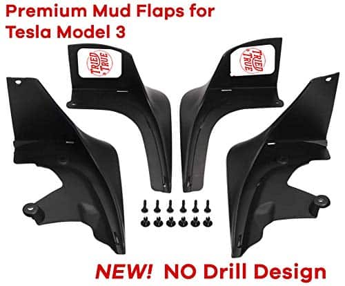 Guardabarros Premium para Tesla Model 3 - EL ORIGINAL Sin