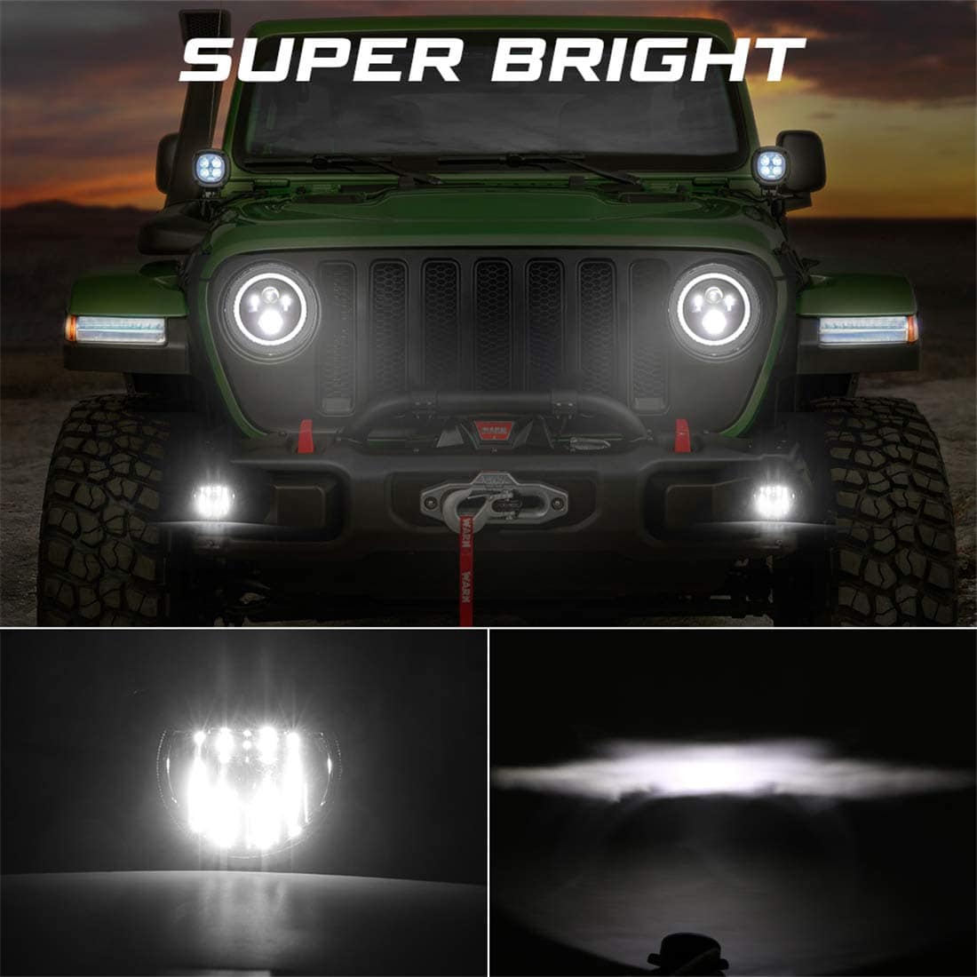 Luces de Niebla LED Kiwi Master para Jeep Gladiator JT - Imagen 8