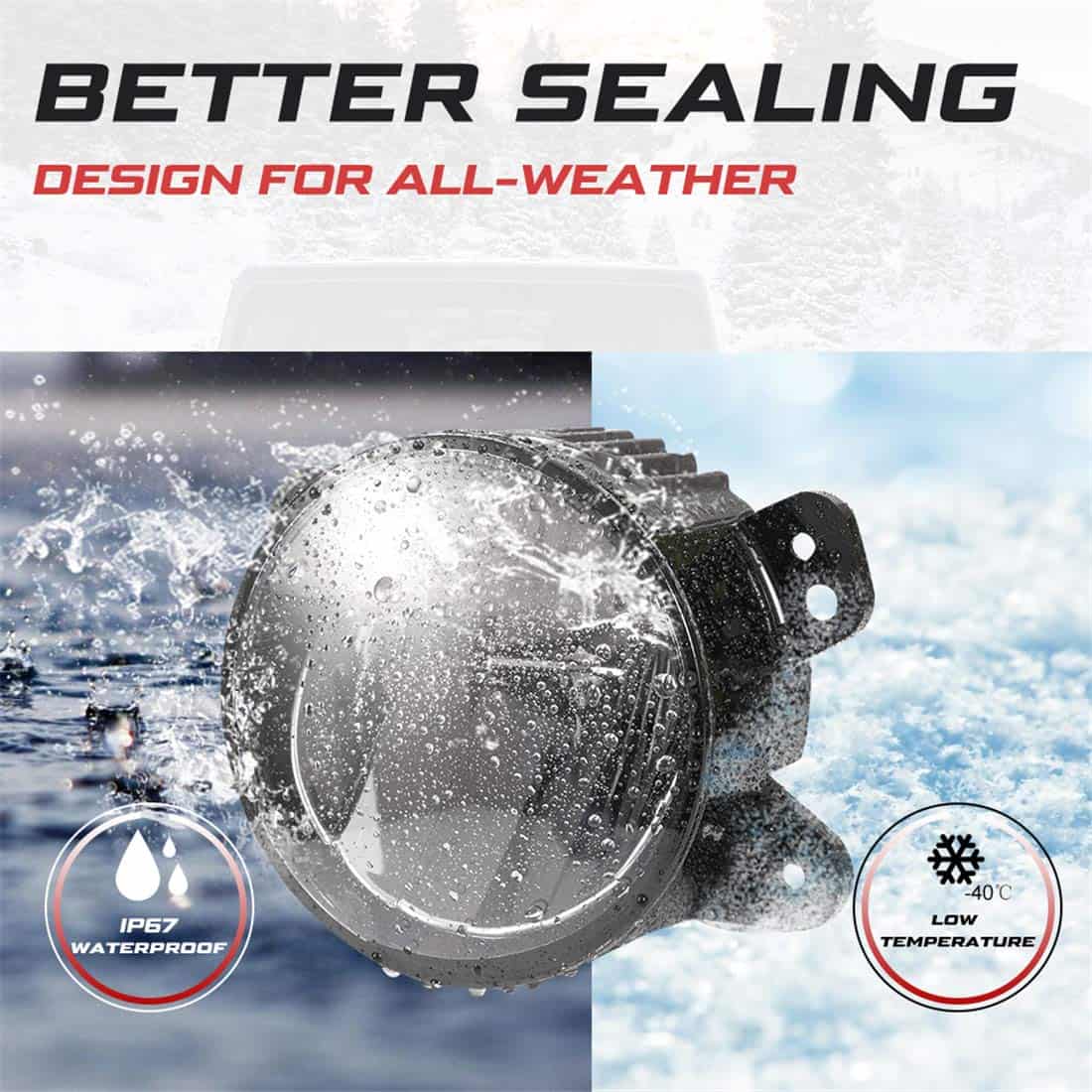 Luces de Niebla LED Kiwi Master para Jeep Gladiator JT - Imagen 7