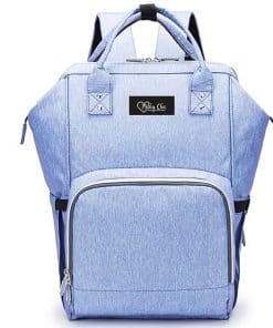 Bolso de Pañales con USB de Carga Impermeable Milky Chic -