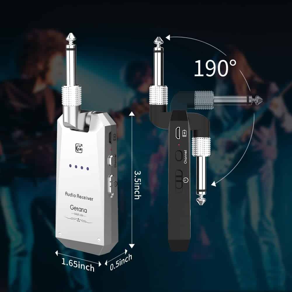 Sistema Inalámbrico de Guitarra Getaria 5.8GHz - Set de - Imagen 3