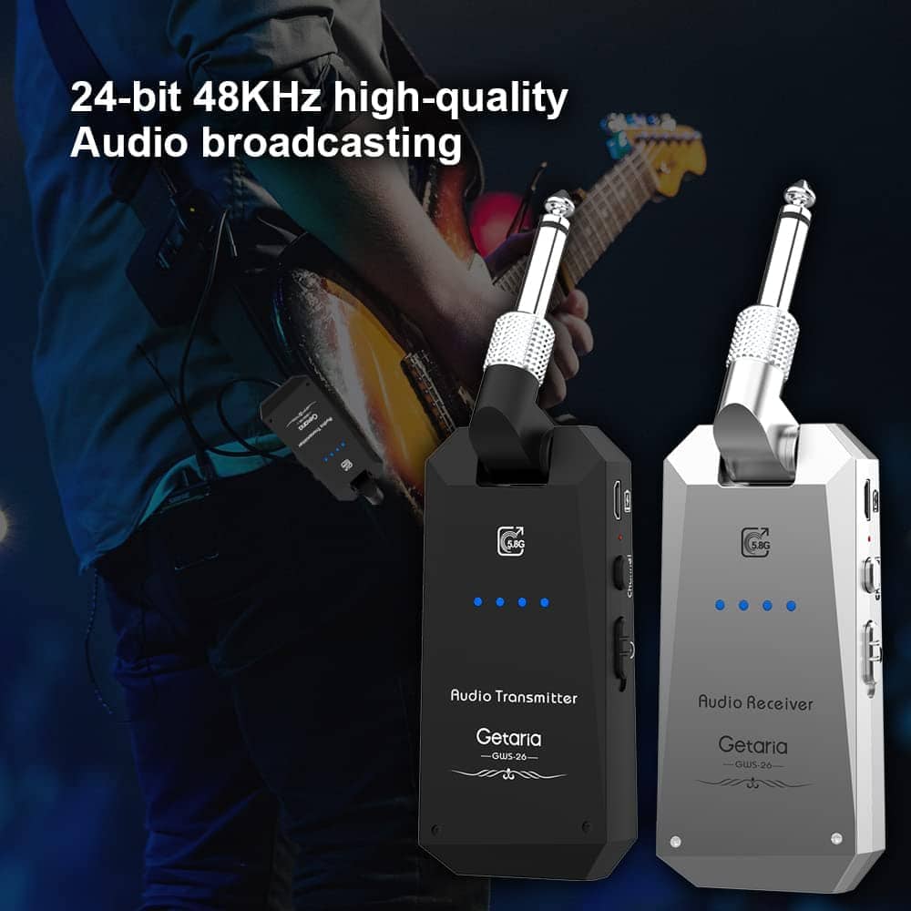 Sistema Inalámbrico de Guitarra Getaria 5.8GHz - Set de - Imagen 8