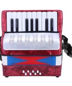Acordeón de Piano Focket, 17 Teclas 8 Botones de Bajo