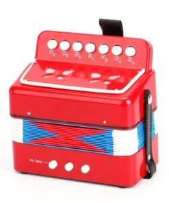 Acordeón de 7 Teclas 2 Bajos para Niños Juguete Musical de