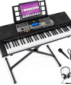 Teclado de piano MUSTAR, 61 teclas Teclado de piano