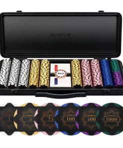 Set de fichas de póker de arcilla SLOWPLAY de 14g para