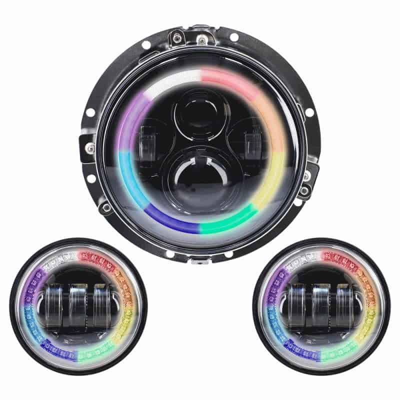 METRA - Faro Redondo para Motocicleta - 7 Pulgadas/4.5