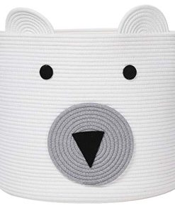 Cesto de Oso, Cesto de Animales, Cesto Grande de Cuerda de