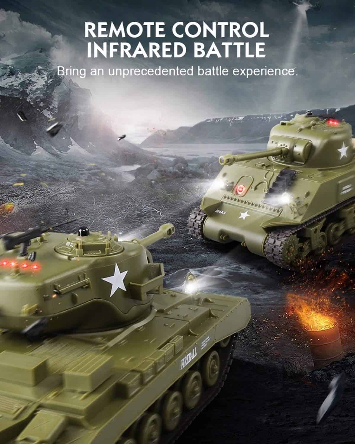 Tanques de Batalla Infrarrojos Sherman vs Pershing, Juego - Imagen 3