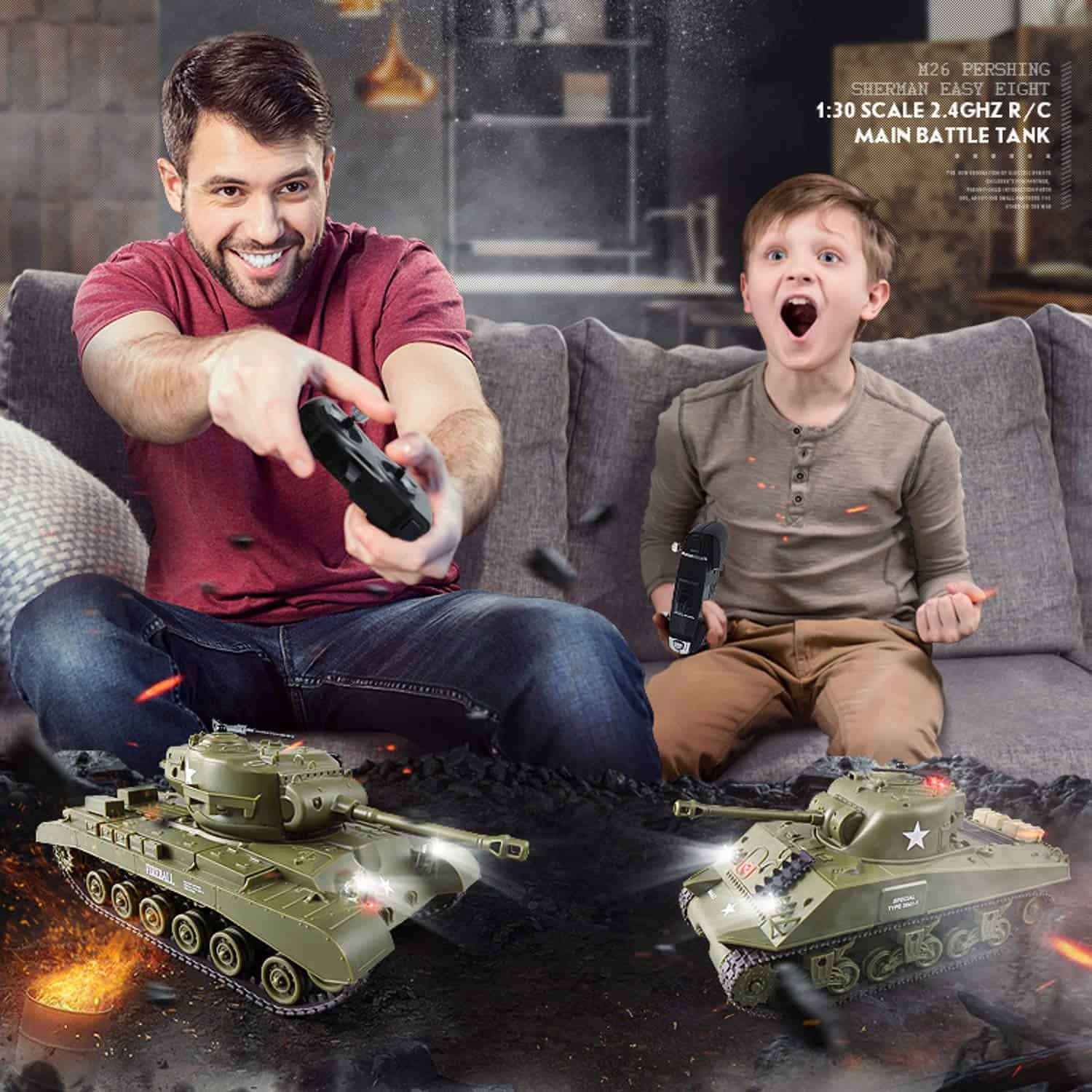 Tanques de Batalla Infrarrojos Sherman vs Pershing, Juego - Imagen 7