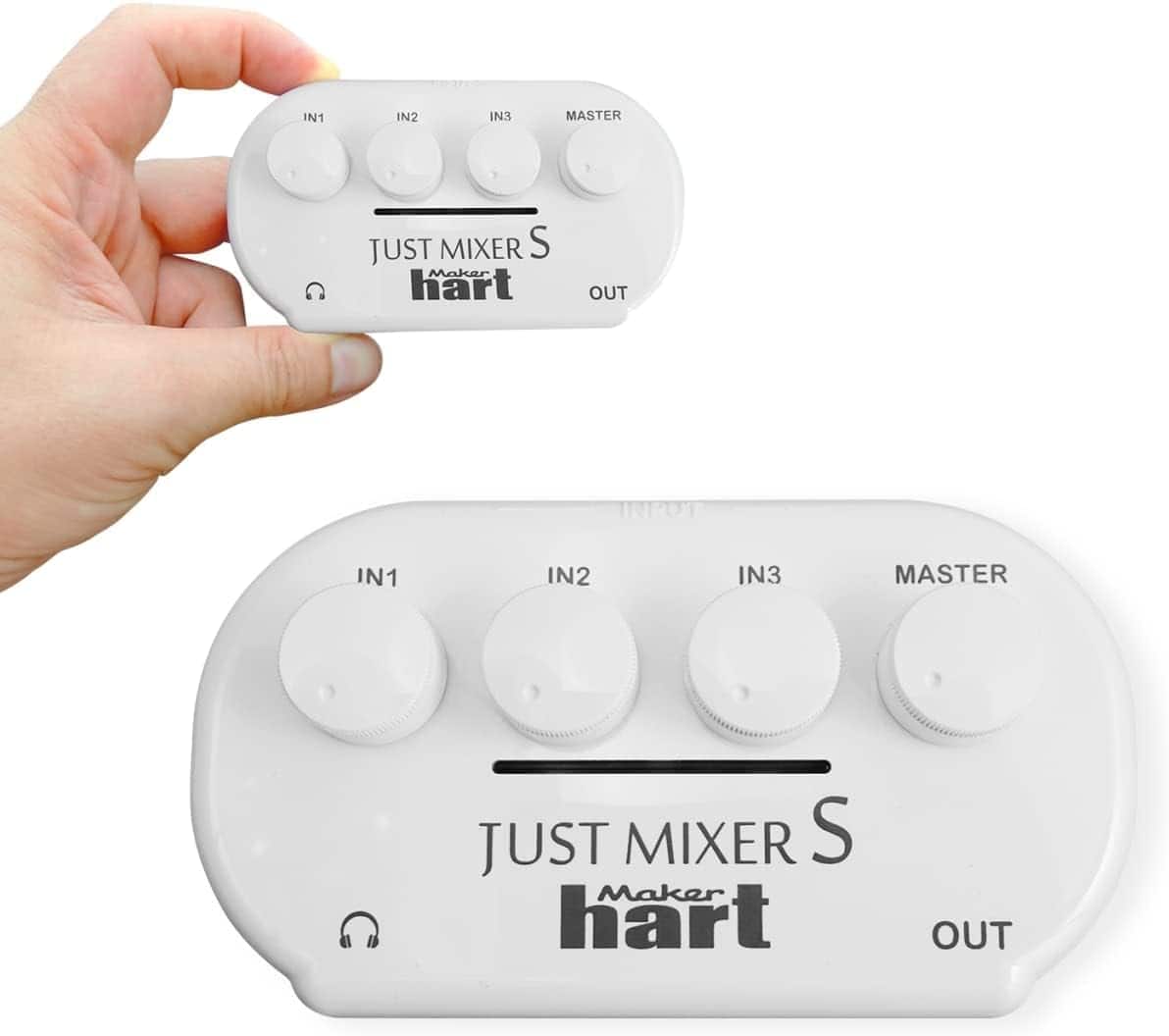 Maker hart JUST Mixer S Mezclador de Audio Mini Portátil de