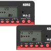 Set de 2 Metrónomos KORG MA-2 Negro y Rojo MA-2-BKRD