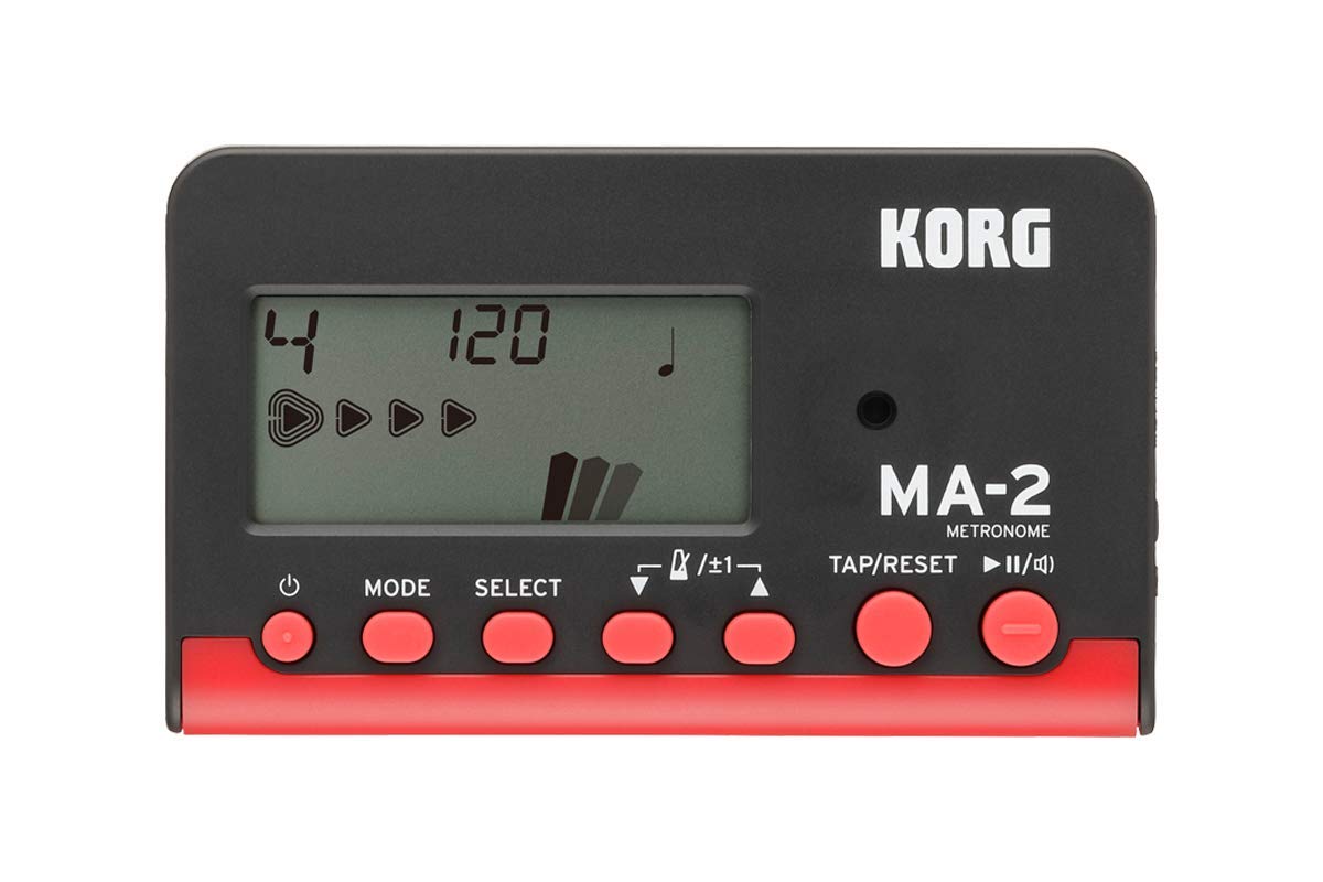 Set de 2 Metrónomos KORG MA-2 Negro y Rojo MA-2-BKRD - Imagen 3