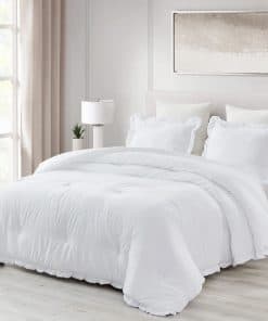 Juego de Edredón Chezmoi Colección Nora de 3 Piezas con