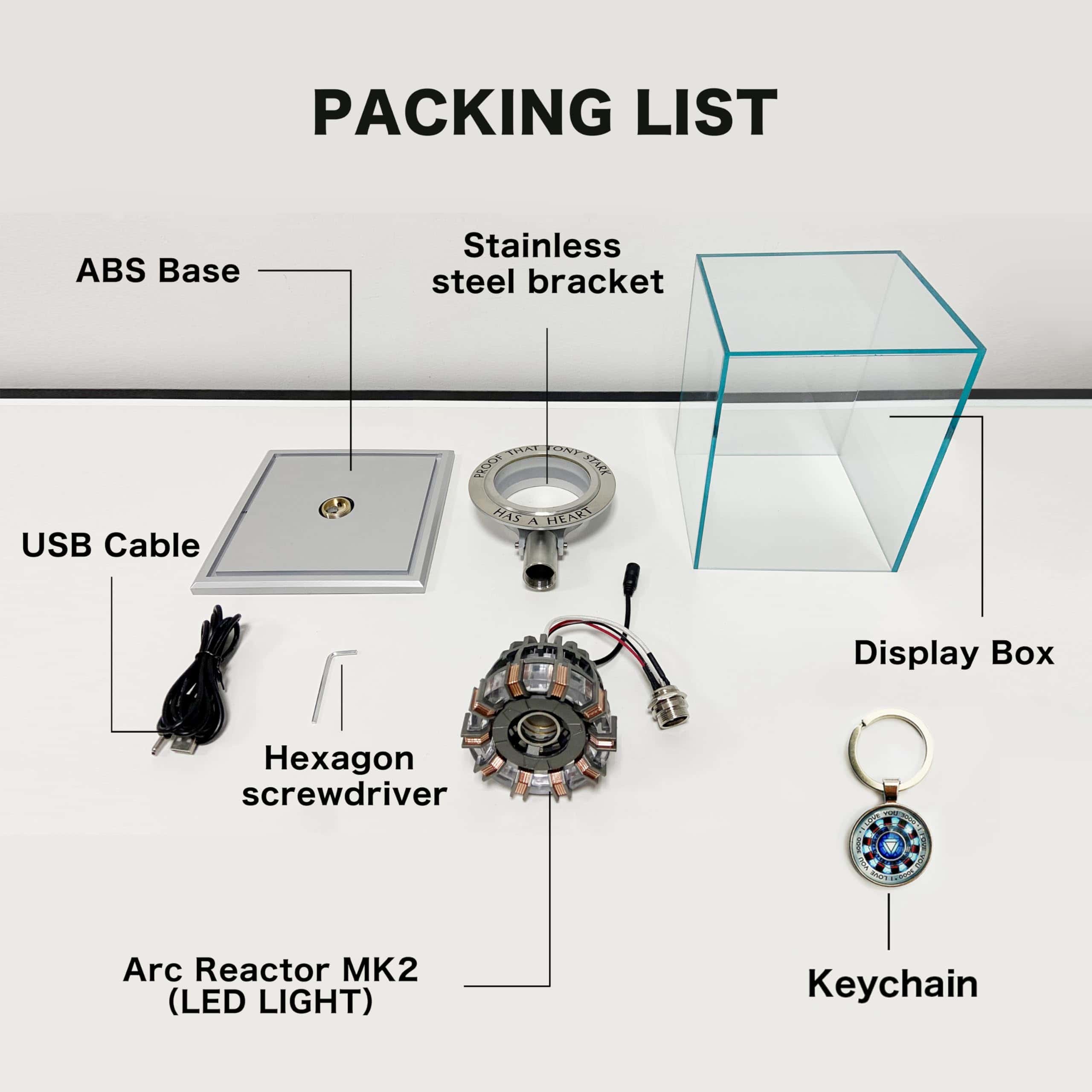 Reactor de Arco MK2-1:1 Escala, DIY USB, Luz LED, Sensor de - Imagen 7