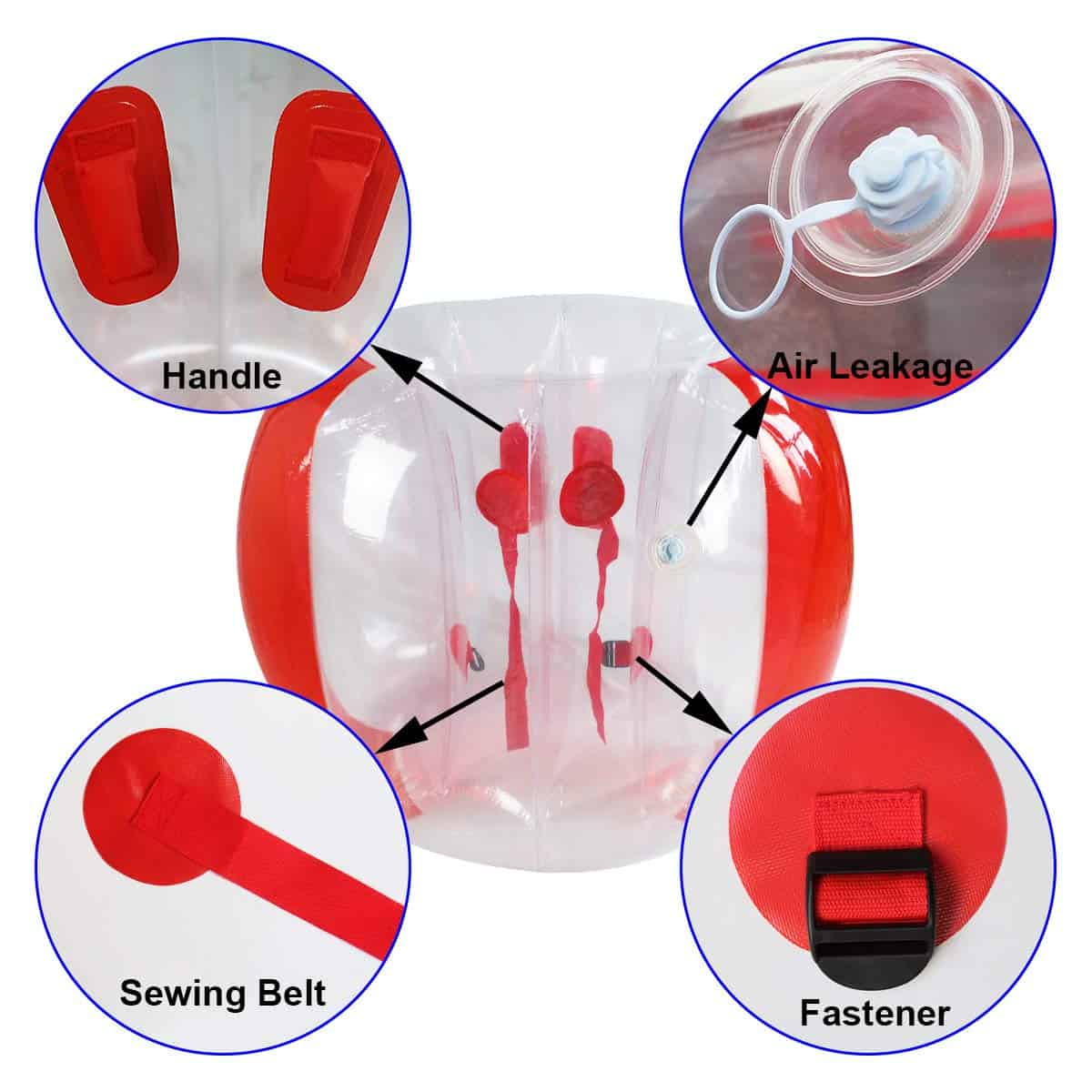 2 Pack Bolas de Parachoques Inflables para Adultos - Imagen 7