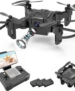 Mini Drone 4DV2 con Cámara para niños, Nano Portátil
