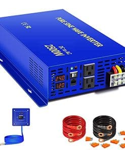 Inversor de Onda Sinusoidal Pura XYZ INVT 2500W 24V a 110v