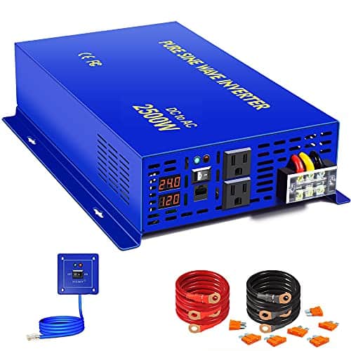 Inversor de Onda Sinusoidal Pura XYZ INVT 2500W 24V a 110v