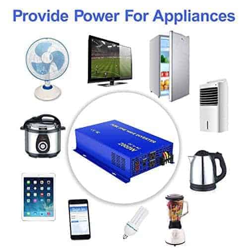 Inversor de Onda Sinusoidal Pura XYZ INVT 2000W - 12V CC a - Imagen 5