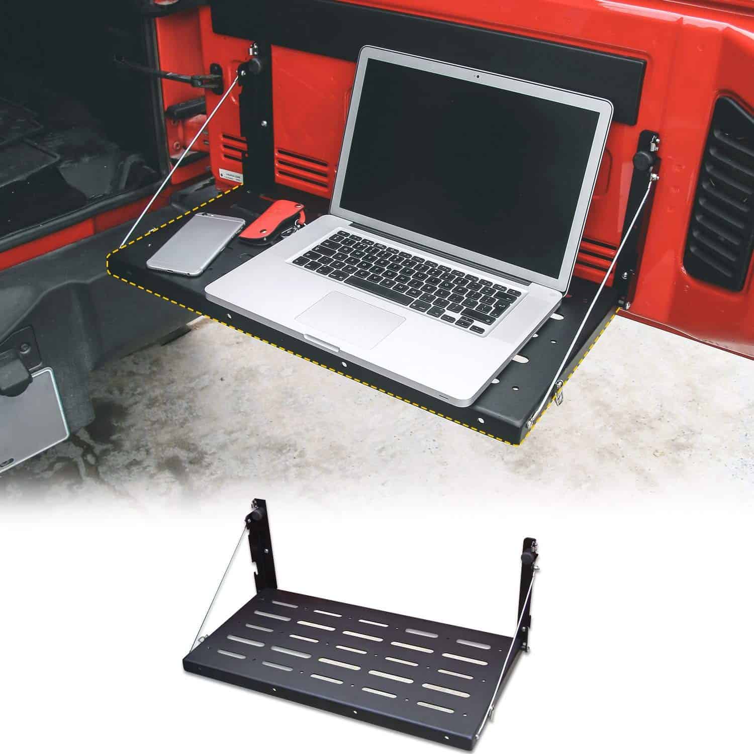 Tabla de maletero JeCar plegable trasero en aluminio para