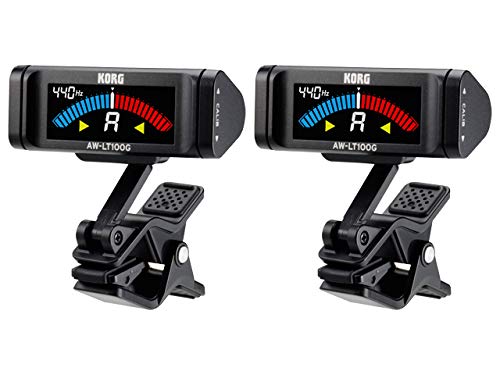 Afinador de Guitarra Clip-On KORG AW-LT100G Set de 2