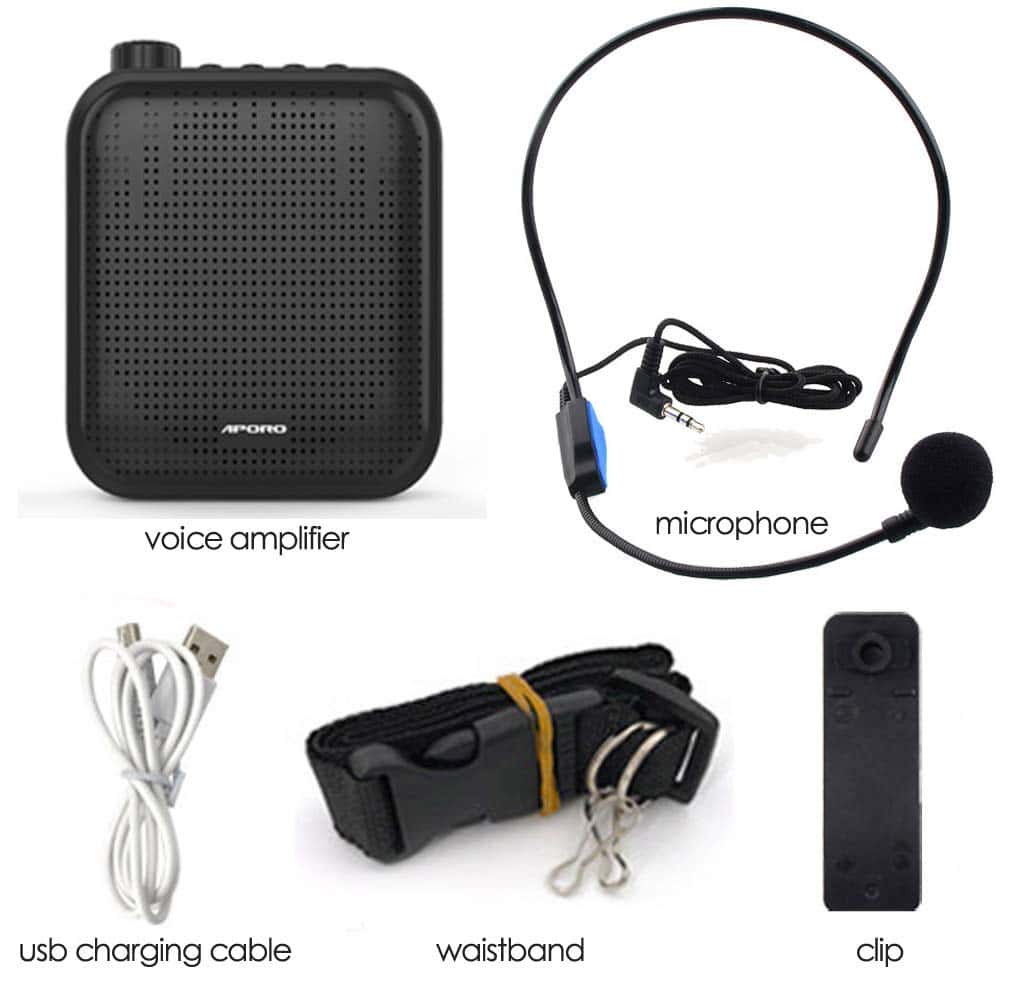 Amplificador de Voz 12W Sistema de PA Recargable (1200mAh) - Imagen 8