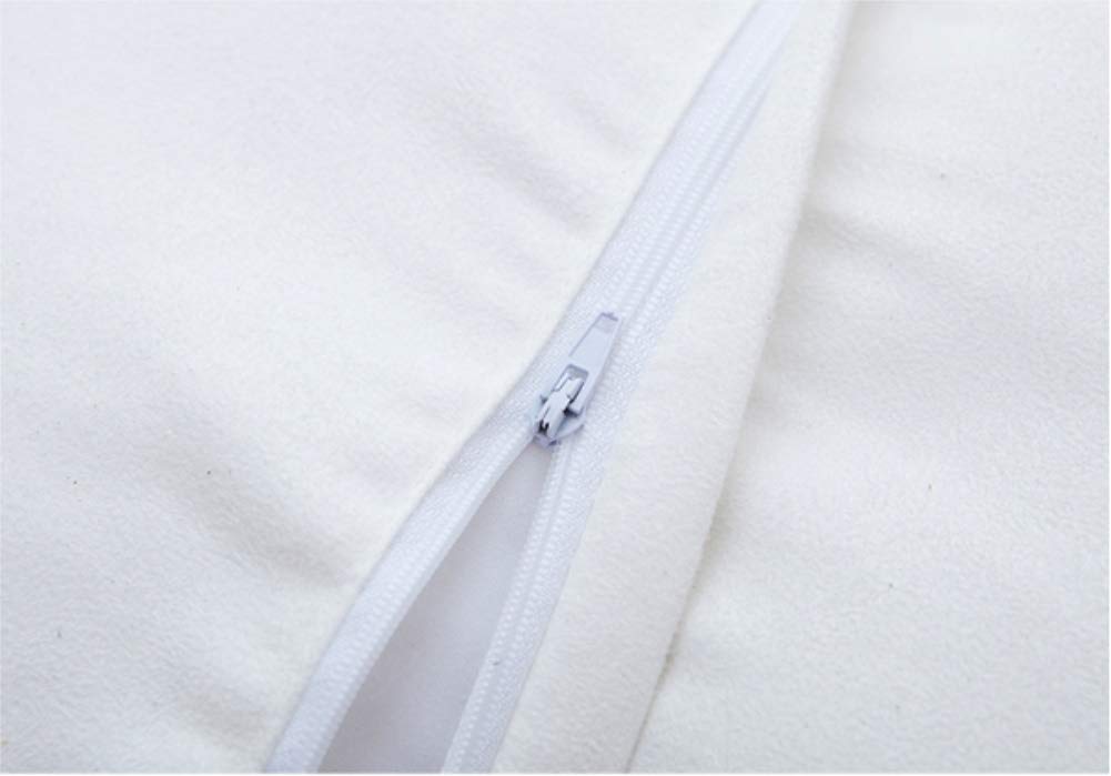 Funda de almohada de piel de cordero mongol suave y - Imagen 7