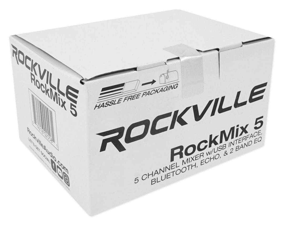 Mezcladora Pro de 5 Canales Rockville RockMix con Interfaz - Imagen 7