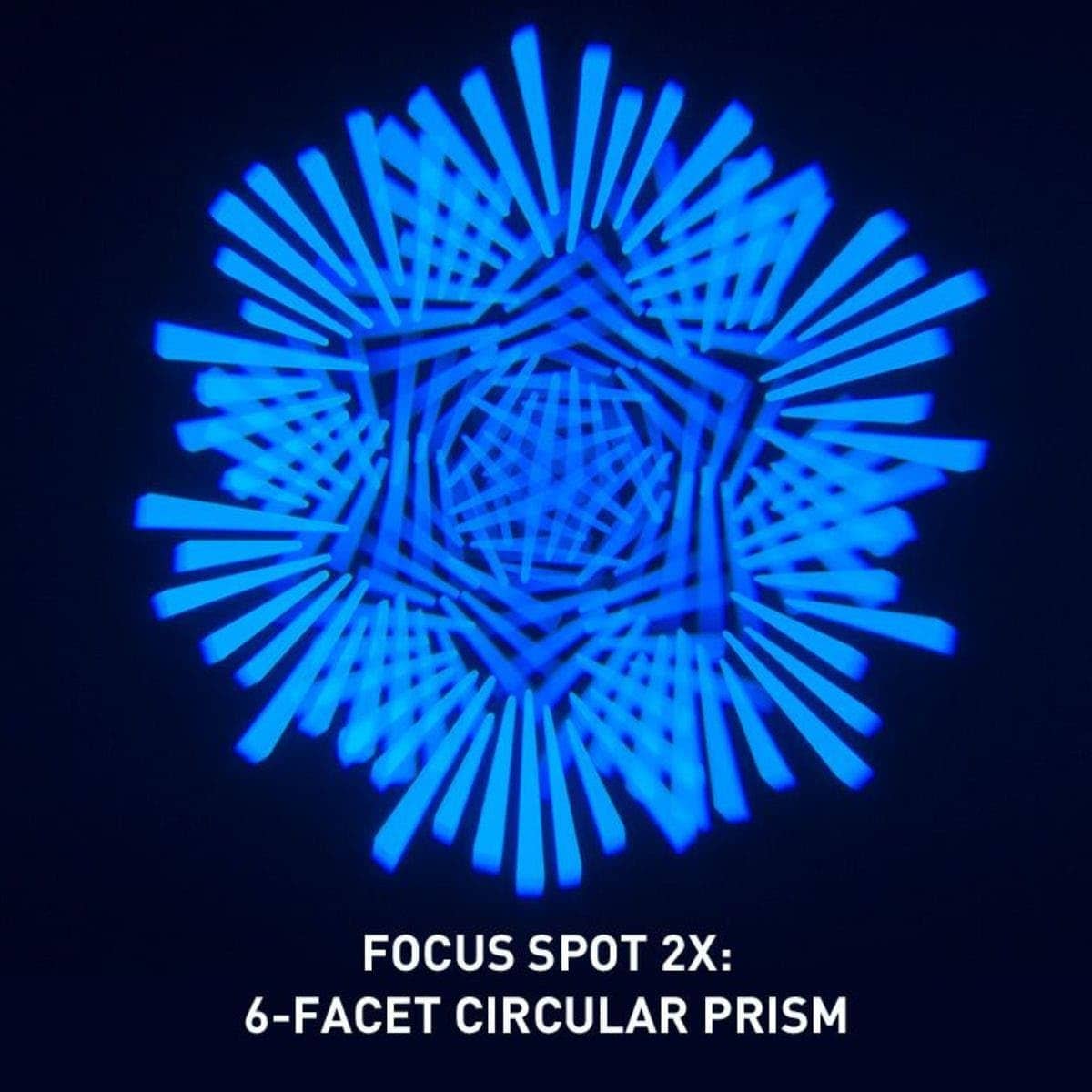 Cabeza Móvil LED ADJ FOCUS SPOT 2X 100W UV - Imagen 8