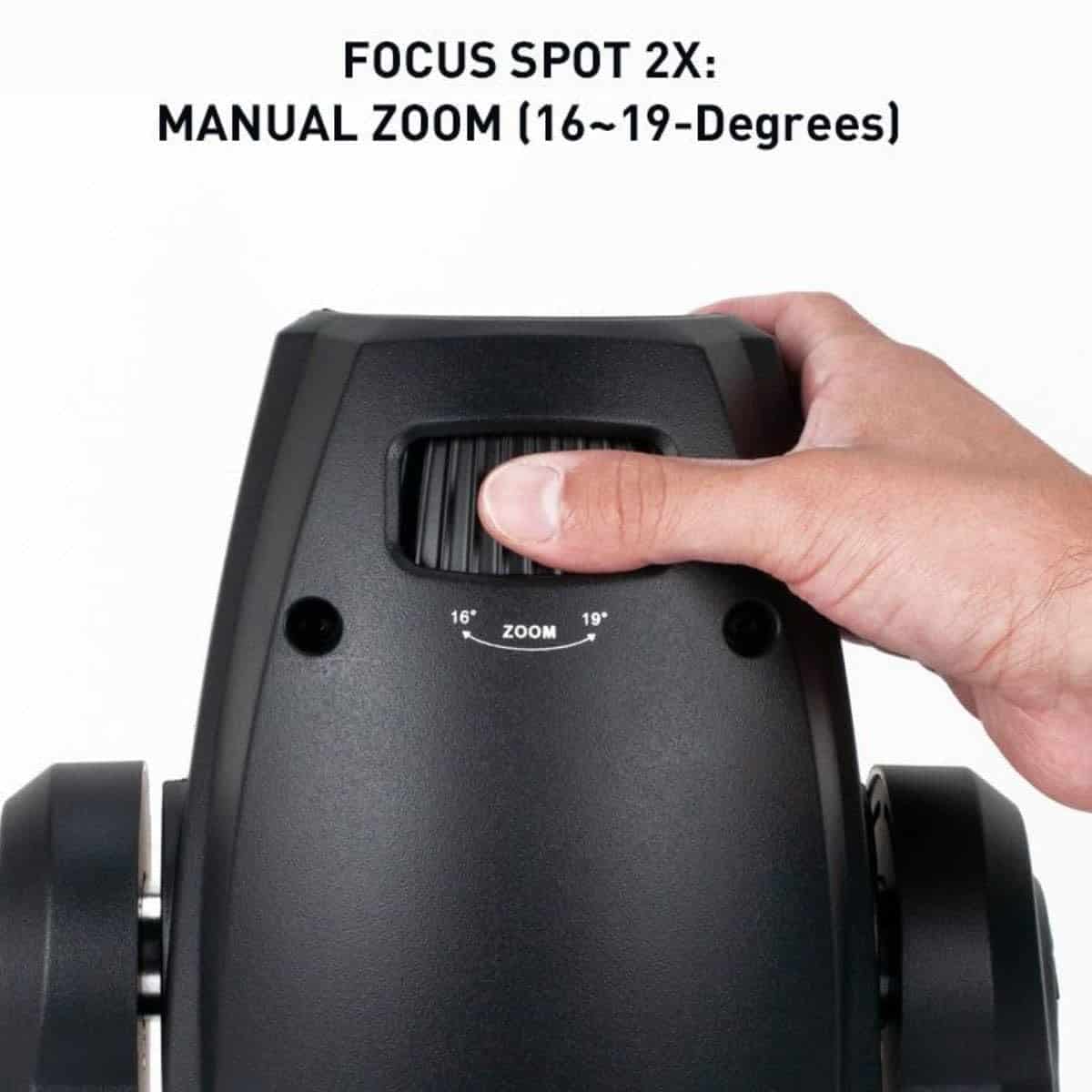 Cabeza Móvil LED ADJ FOCUS SPOT 2X 100W UV - Imagen 10