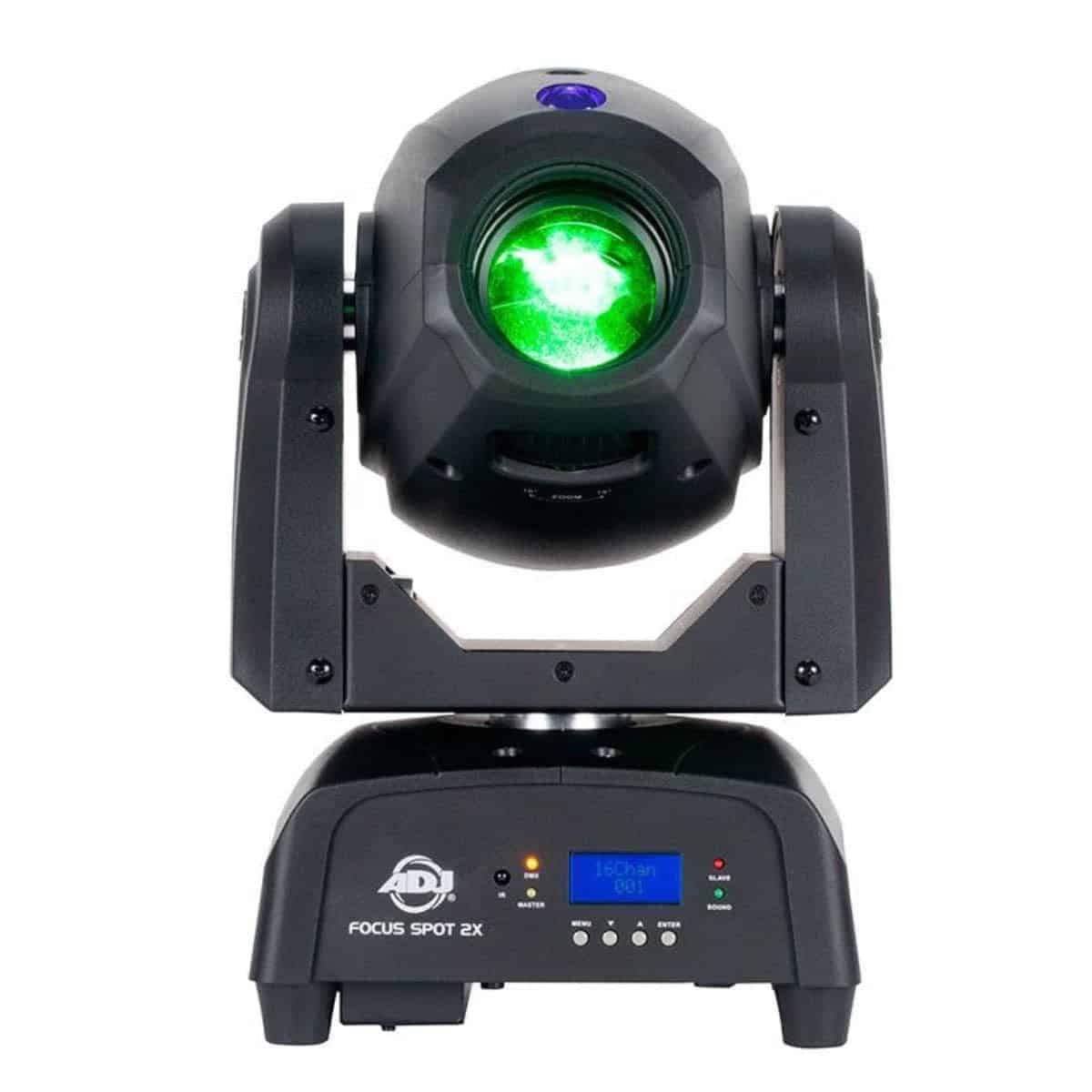 Cabeza Móvil LED ADJ FOCUS SPOT 2X 100W UV - Imagen 3