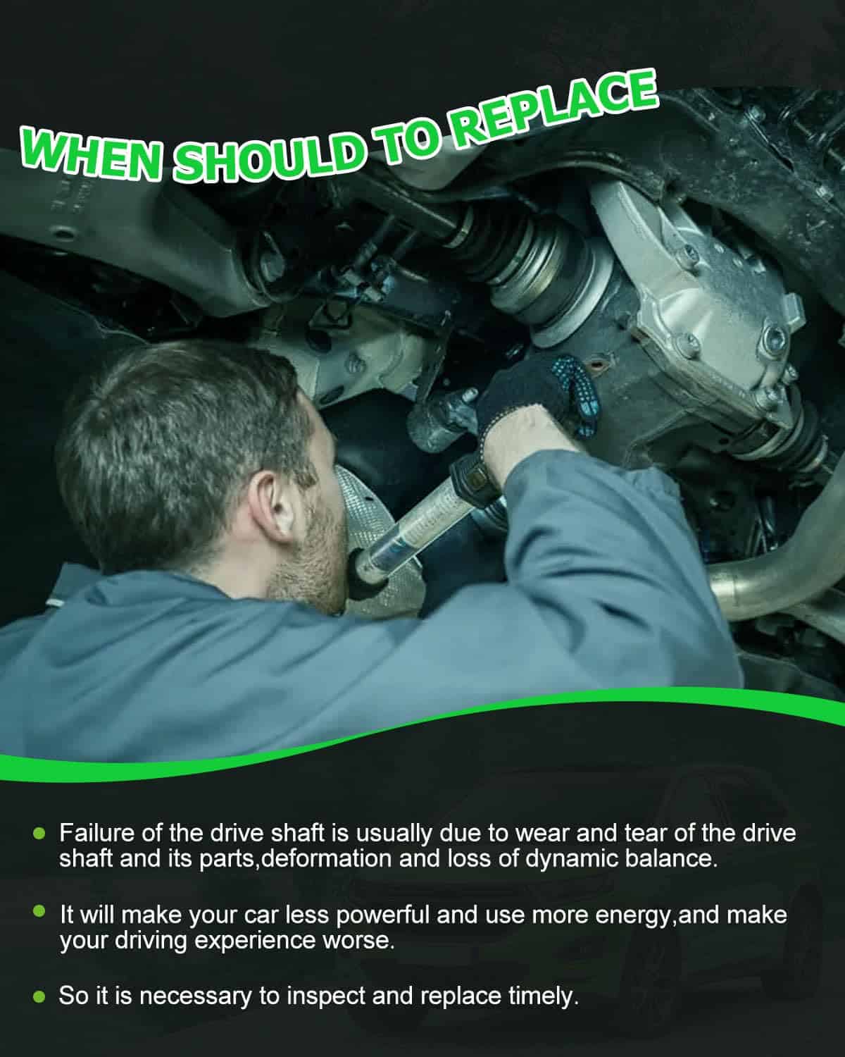 Eje de transmisión delantero SCITOO Compatible con - Imagen 7