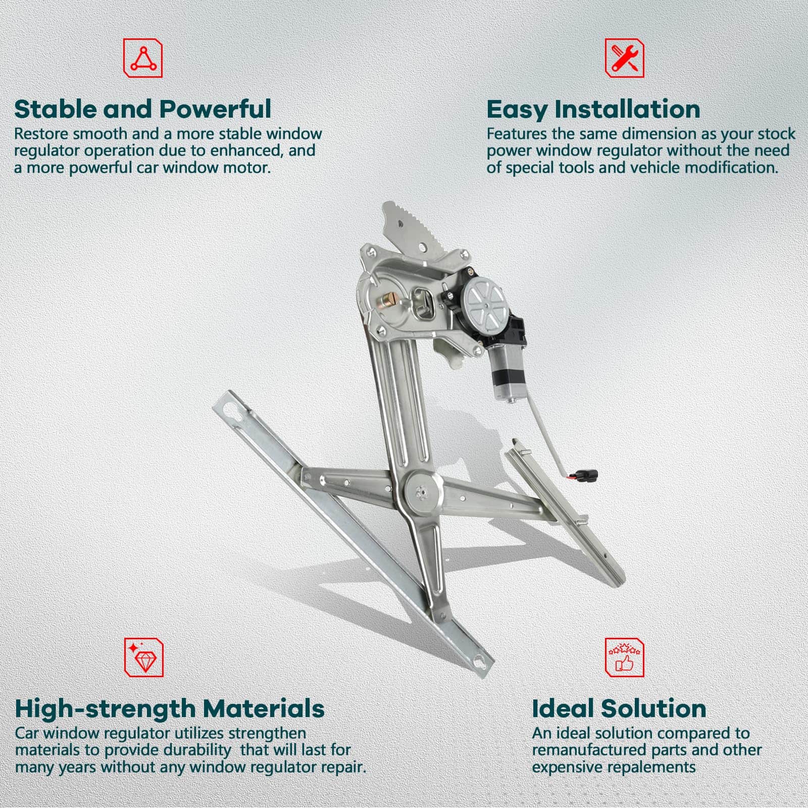 Regulador de ventanilla eléctrica trasera izquierda con - Imagen 3