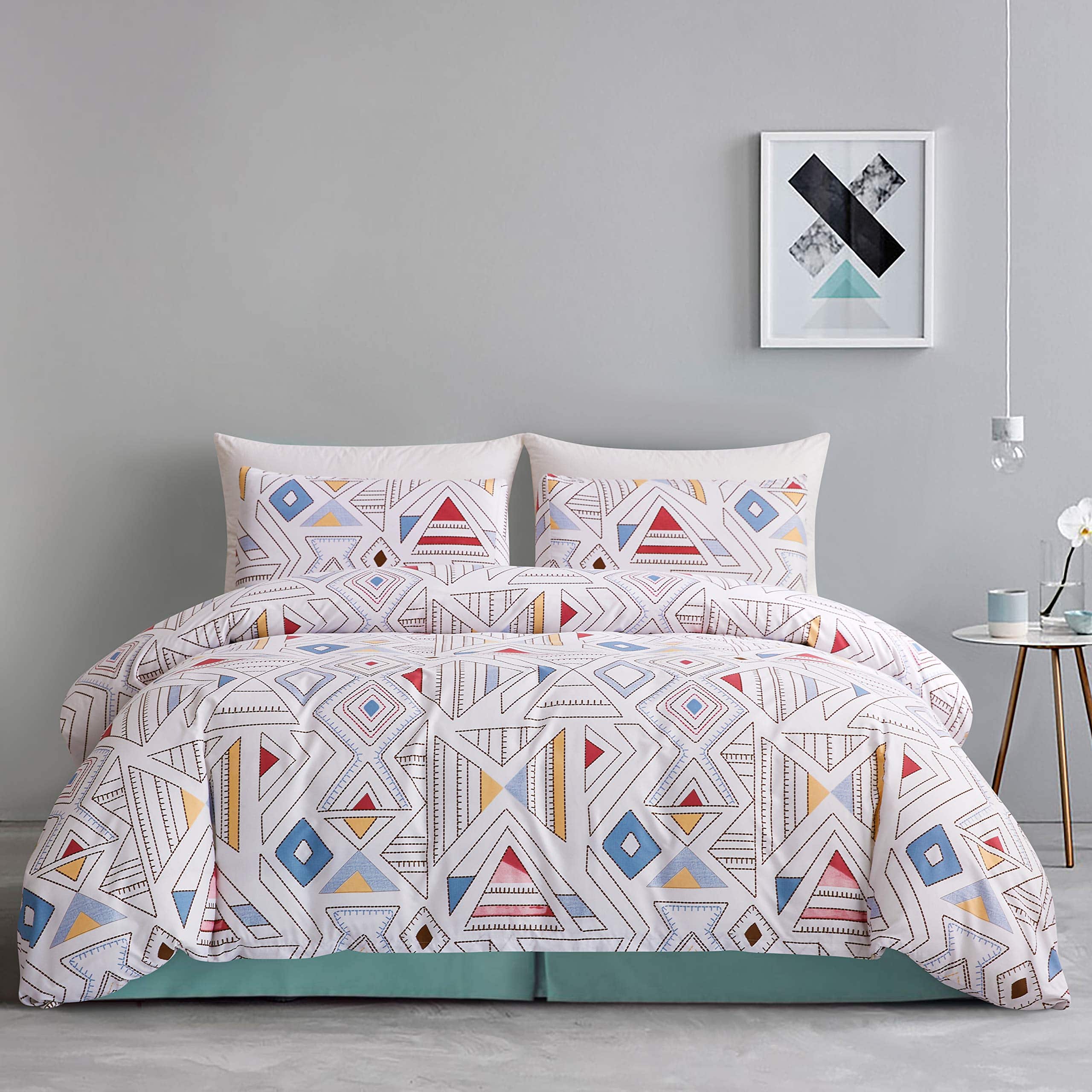 Juego de Funda de Edredón Suave GETIANN para Cama King