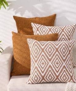 Juego de 4 fundas decorativas para cojines diseñadas