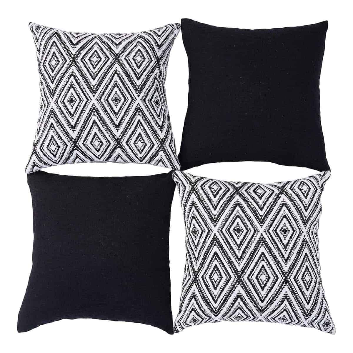 Set de 4 Fundas de Cojín Decorativas HPUK con Diseño - Imagen 3