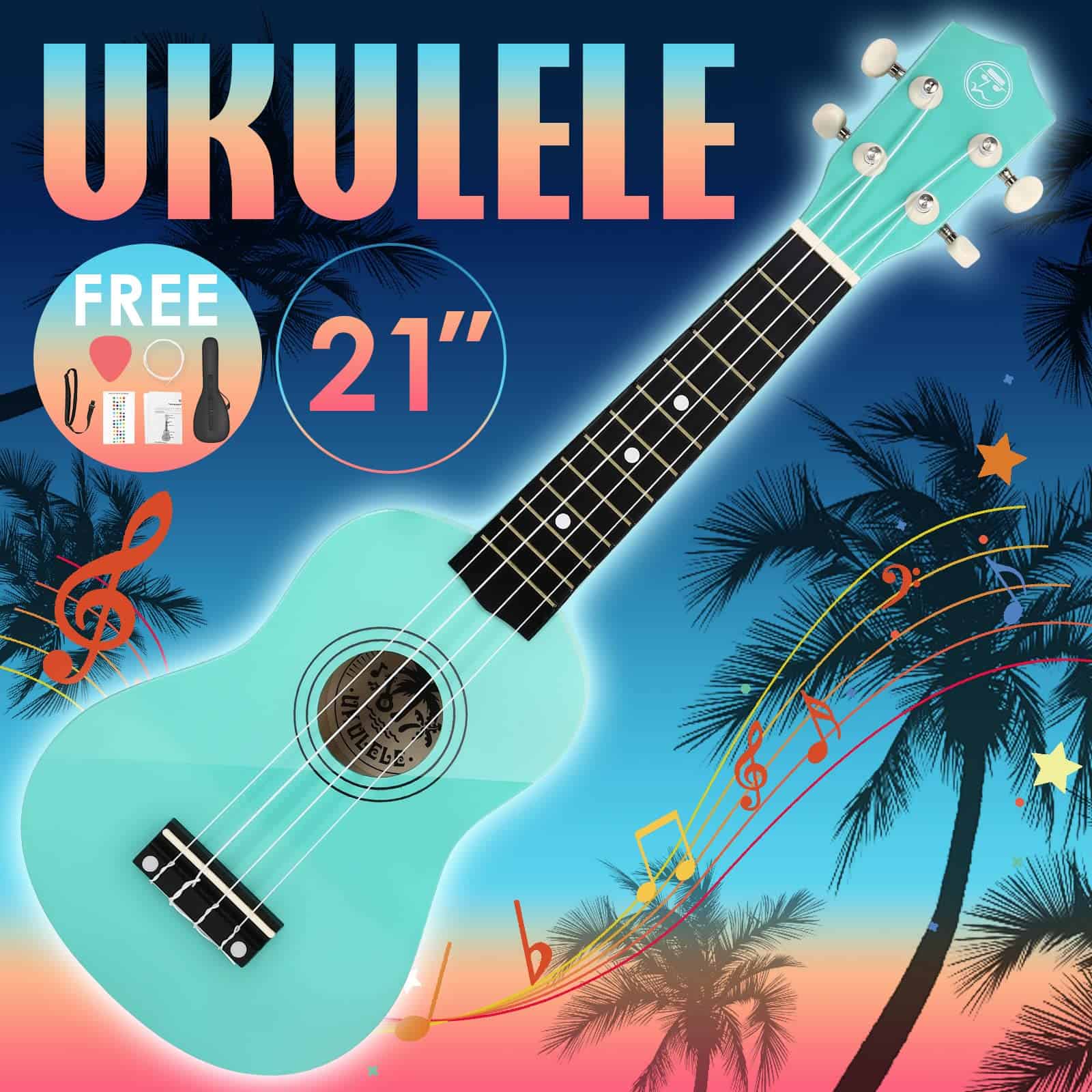 Ukulele Soprano MUSTAR para niños principiantes -, MU-601) - Imagen 9