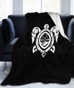 Manta con estampado de la flor de Guam Hibiscus Ultra-Suave