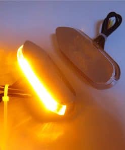 HTTMT- Placa de Base de Bloque de Espejo de Señal LED Ámbar