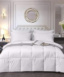 Edredón de Plumón Blanco Kathy Ireland Tamaño King -