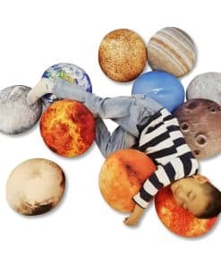 Qupace 11 Piezas Set Fundas de Cojines del Sistema Solar