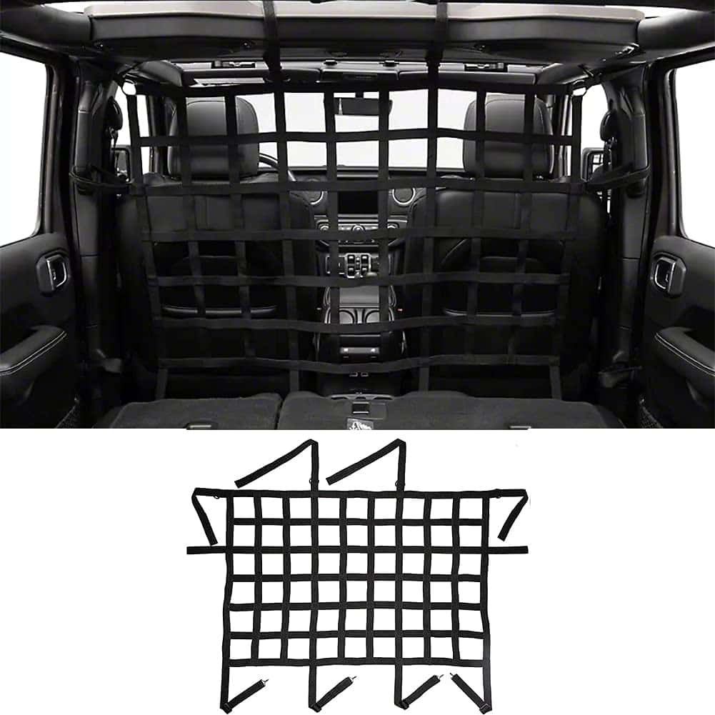 Red de Aislamiento para Asiento Trasero de Coche Wrangler,