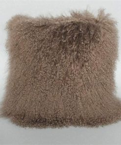 Funda de cojín de piel de cordero yingda1992 de piel de