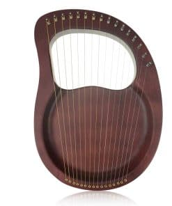 Lira de Arpa de Madera de Caoba de 16 Cuerdas, Clásica e