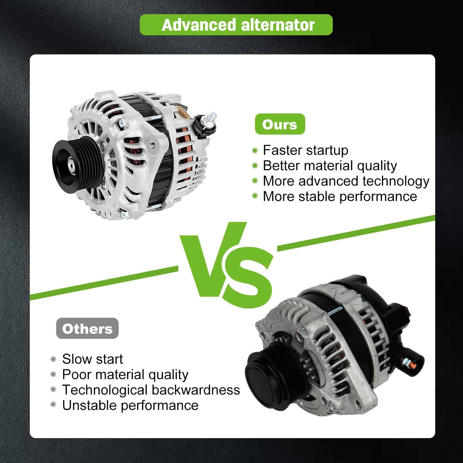 Alternadores SCITOO 11341 11557 Compatibles Con Altima 3.5L - Imagen 7