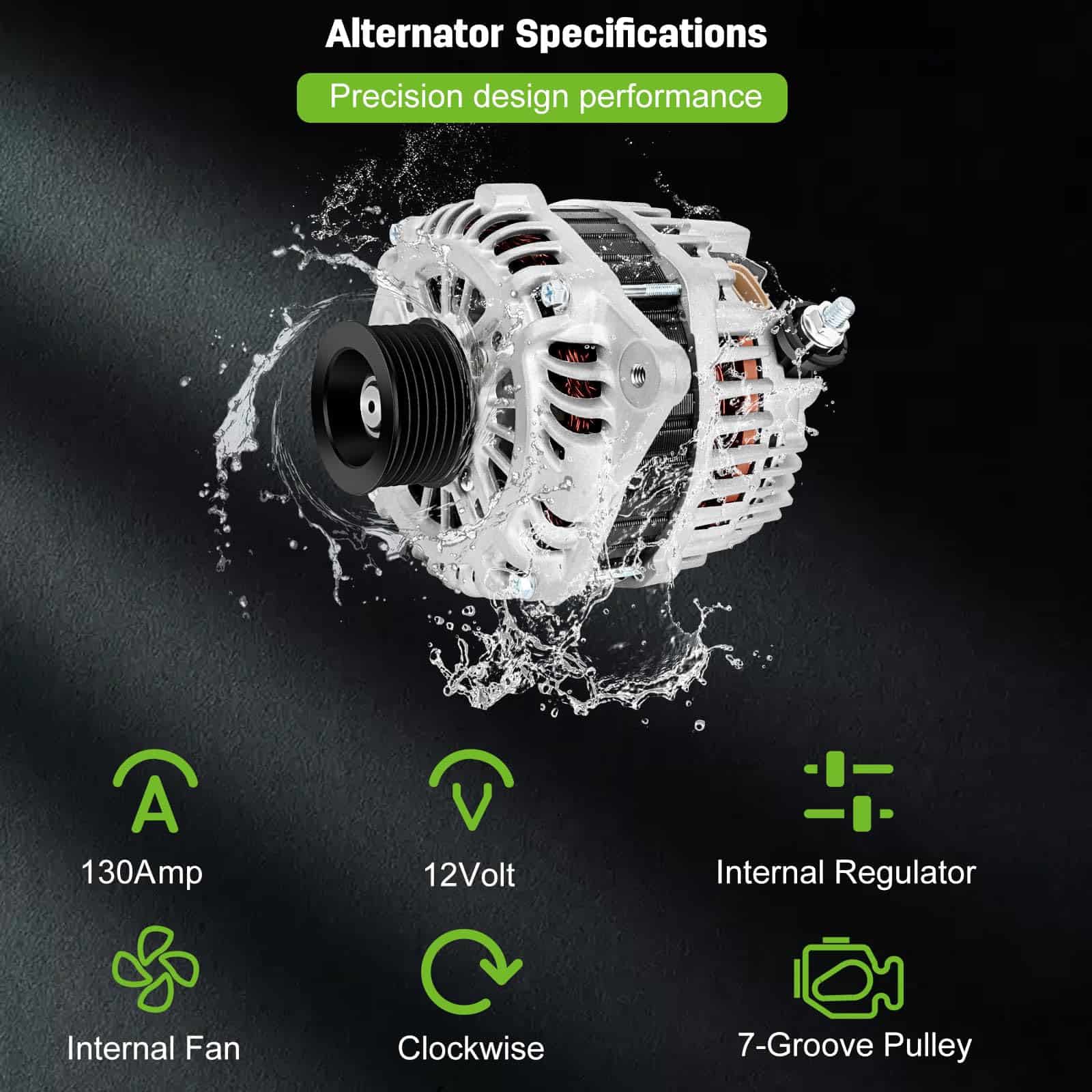 Alternadores SCITOO 11341 11557 Compatibles Con Altima 3.5L - Imagen 6